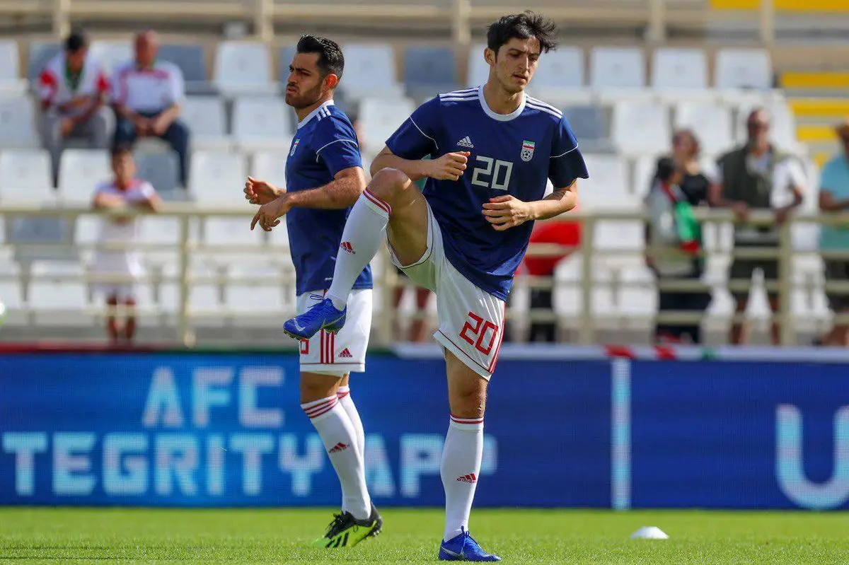 گل اول ایران توسط سردار آزمون