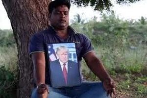 چند مرد و زن هندی ترامپ پرست شده اند !+فیلم