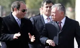 تأکید سیسی و عبدالله دوم بر اهمیت از سرگیری مذاکرات صلح خاورمیانه
