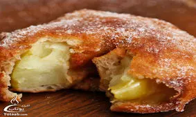 طرز تهیه پیراشکی سیب (دونات سیب)