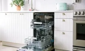 تمیز کردن ماشین ظرفشویی با سرکه و جوش شیرین