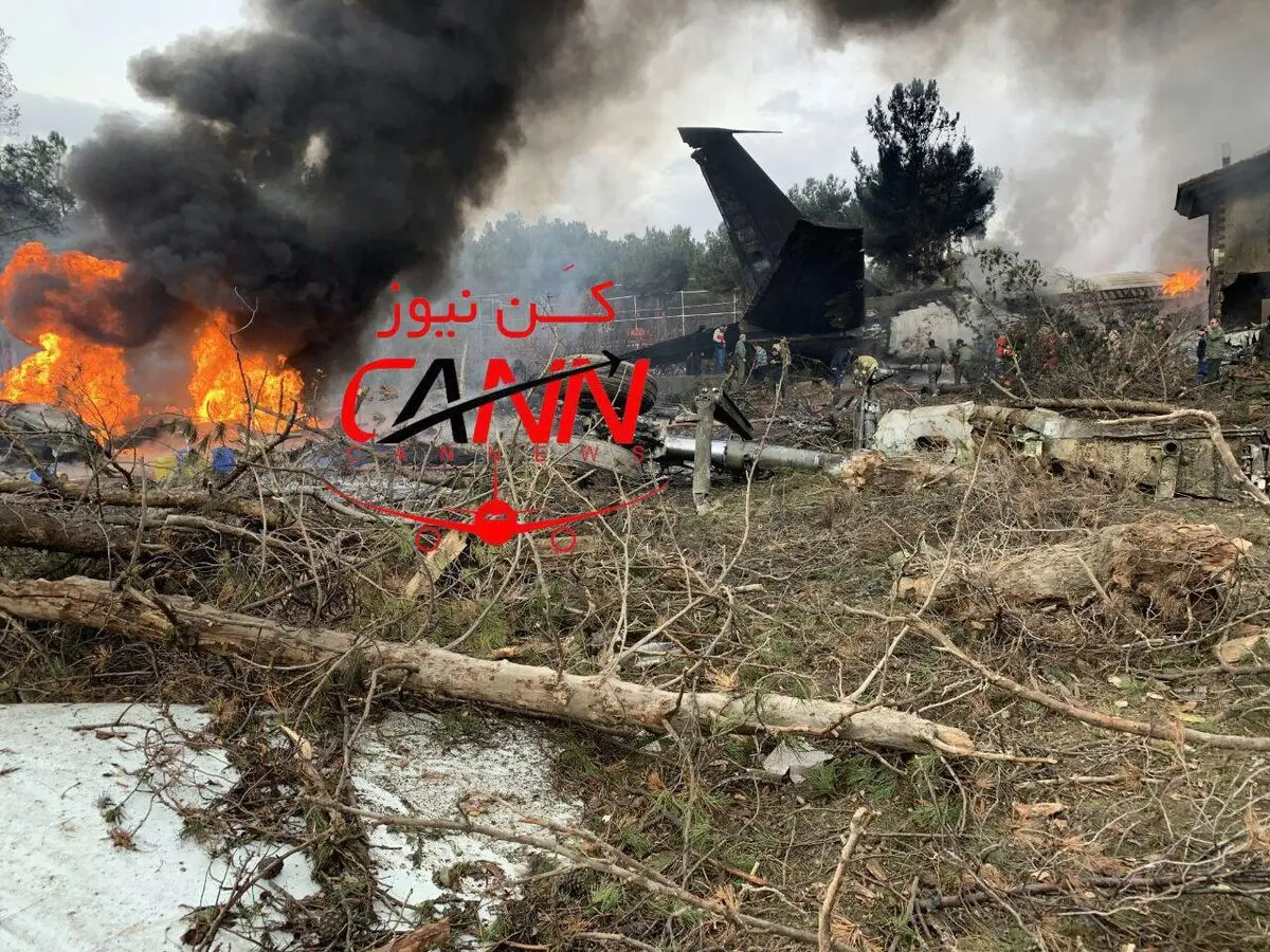 جدیدترین ويدئو از محل سانحه بوئينگ٧٠٧