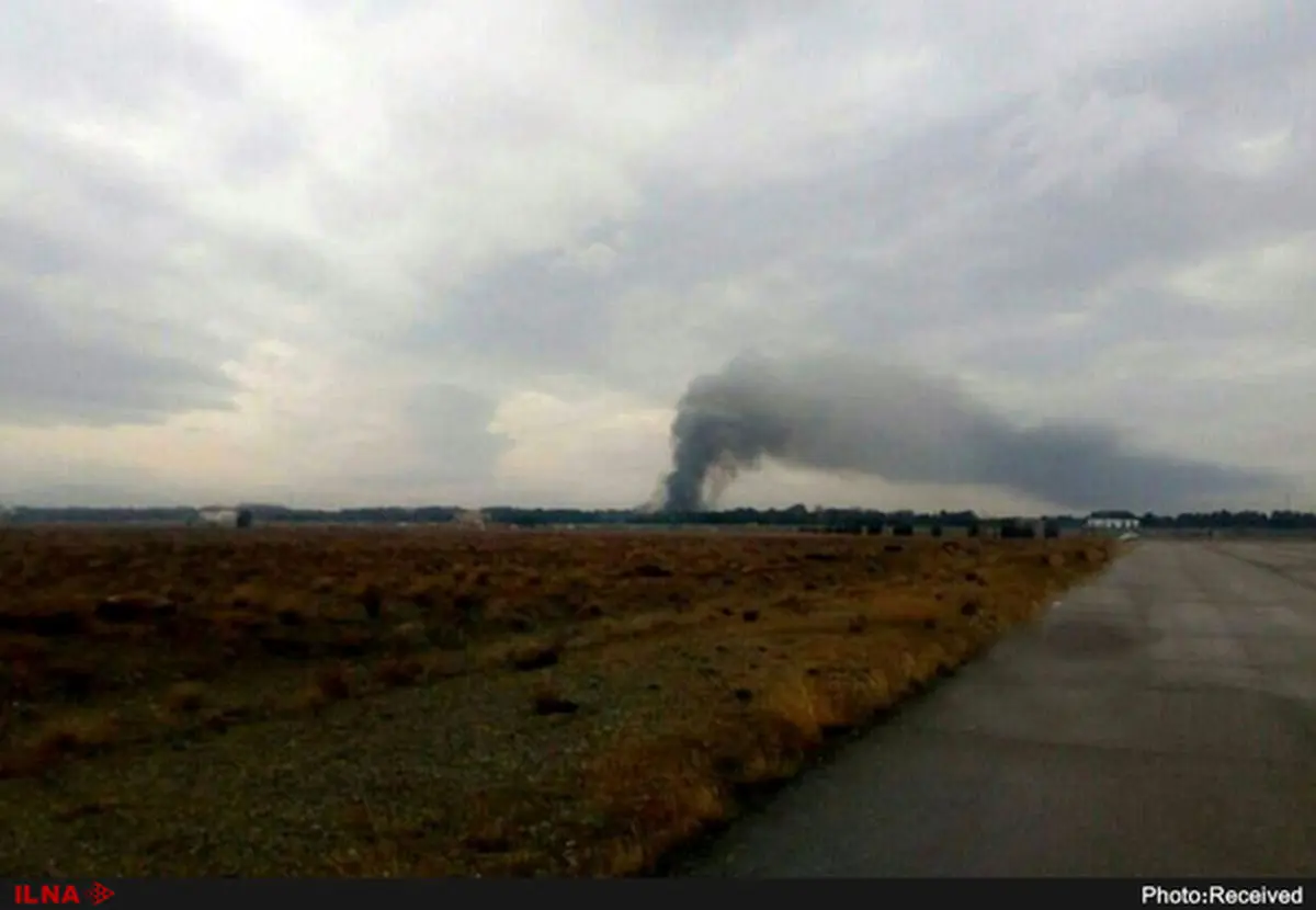 ویدئویی از خدمت رسانی آتش نشانان به هواپیما سانحه دیده