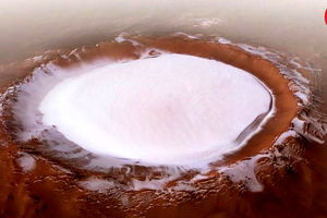 اسکی روی یخ در مریخ؛رویایی که محقق شد+ عکس