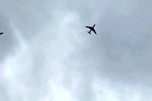 ویدیویی از آخرین لحظات سقوط بویینگ 707 نهاجا