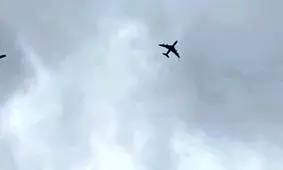 ویدیویی از آخرین لحظات سقوط بویینگ 707 نهاجا