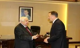 بررسی روابط استراتژیک دمشق-مسکو در دیدار ولید معلم با سفیر جدید روسیه