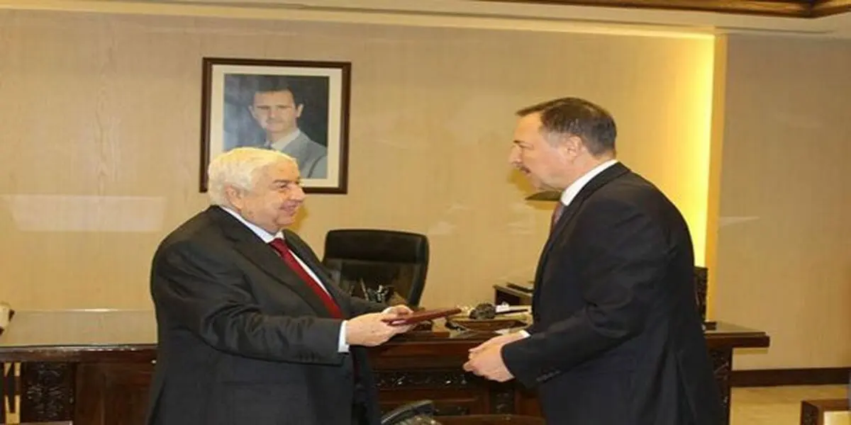 بررسی روابط استراتژیک دمشق-مسکو در دیدار ولید معلم با سفیر جدید روسیه