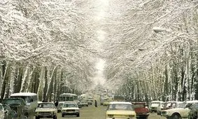 عکس نوستالژی از خیابان ولیعصر تهران