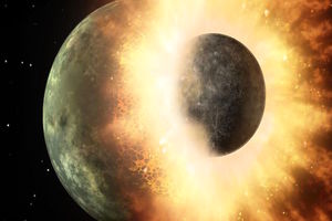 حل معمای شکل‌گیری ماه به کمک نخستین انفجار اتمی در زمین