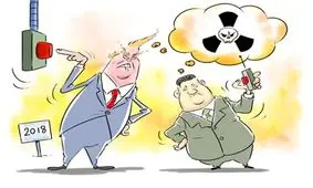 نگرانی دنیا از دست دیوانگی اتمی ترامپ و کیم جونگ‌اون