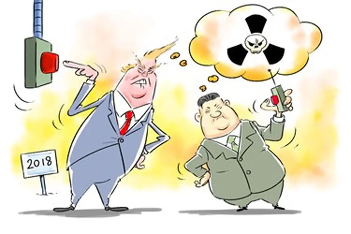 نگرانی دنیا از دست دیوانگی اتمی ترامپ و کیم جونگ‌اون