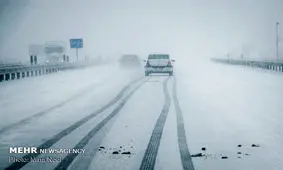 بارش برف در آوج آغاز شد