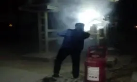 آتش سوزی در پست برق برازجان مهار شد