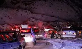 بارش شدید برف در تبریز/ برخی از محورهای شرق تبریز مسدود شد