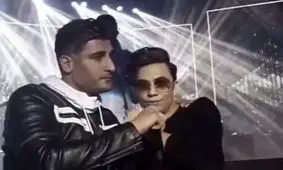 ویدئو/همخوانی جالب محسن ابراهیم‌زاده و شهاب مظفری