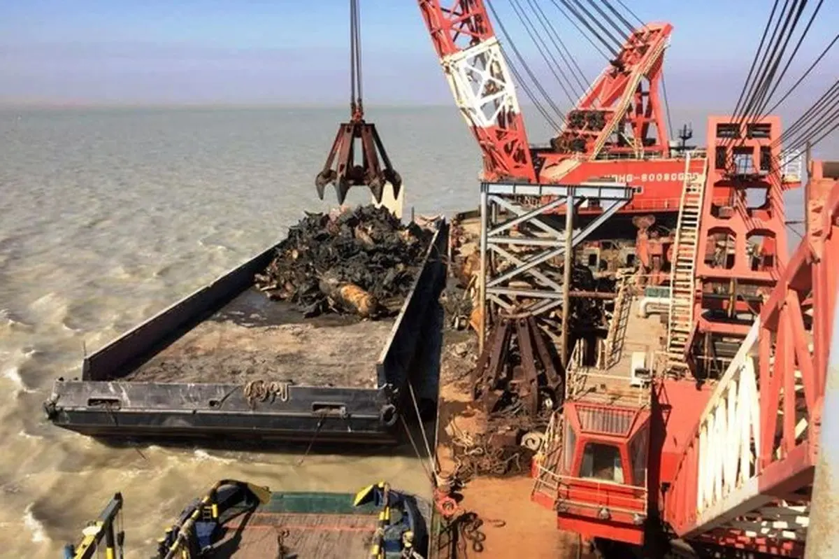 خروج ۱۵ شناور مغروقه از اروندرود