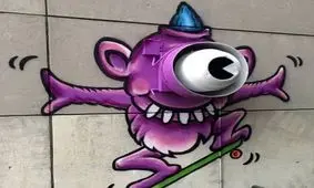 نمای یک خیابان قبل و بعد از نقاشی های خلاقانه و زیبا