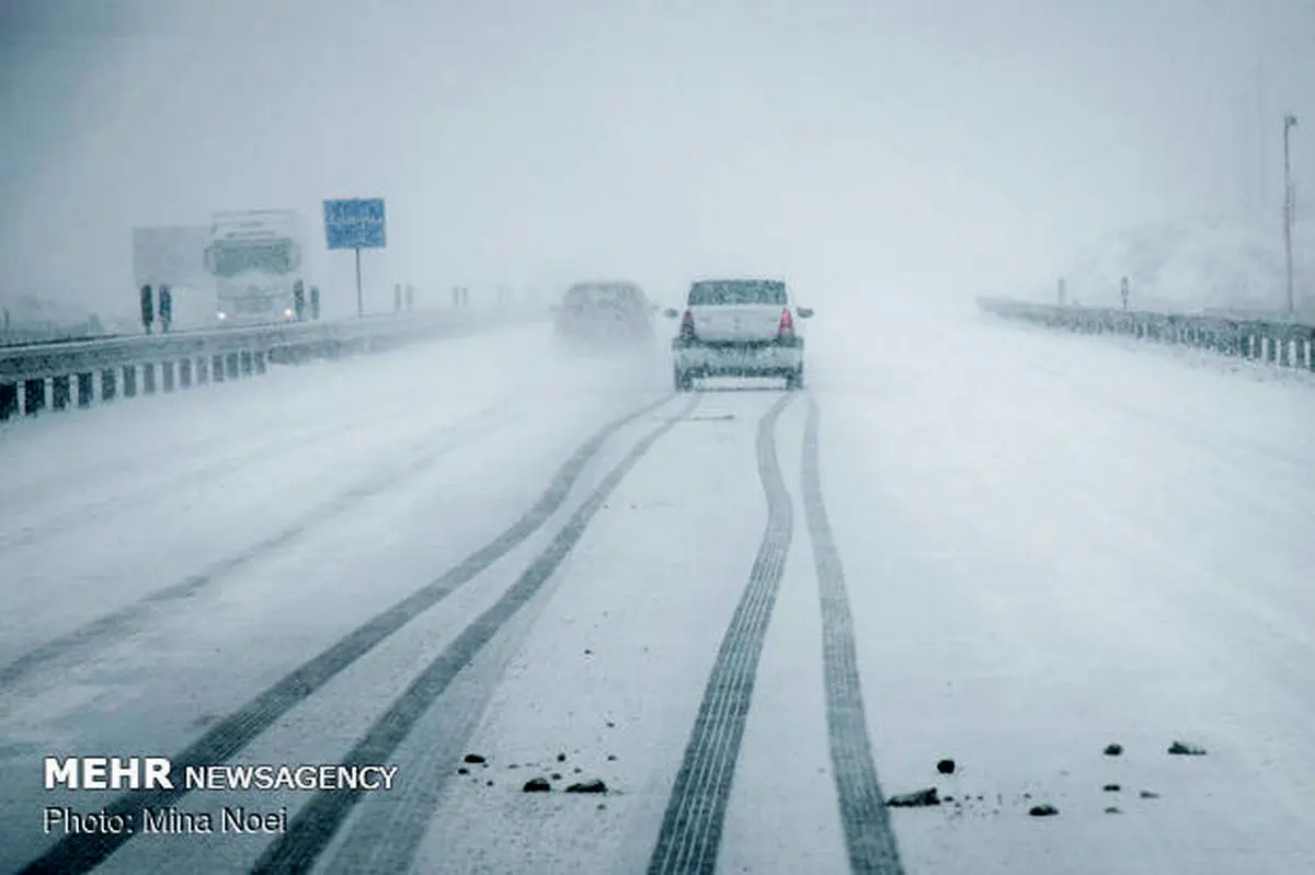 ارتفاع نیم متری برف در آلاشت