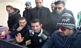 استفاده از سیستم VAR در بازی فوتبال داوران و با حضور سرپرست دبیرکل فدراسیون