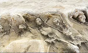 کشف اسکلت انسان با قدمتی ۳ هزار ساله