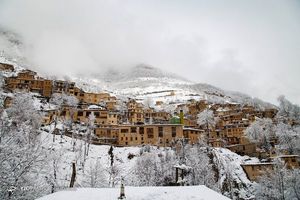 بارش برف در ماسوله+ عکس