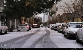 اصفهان سفیدپوش شد