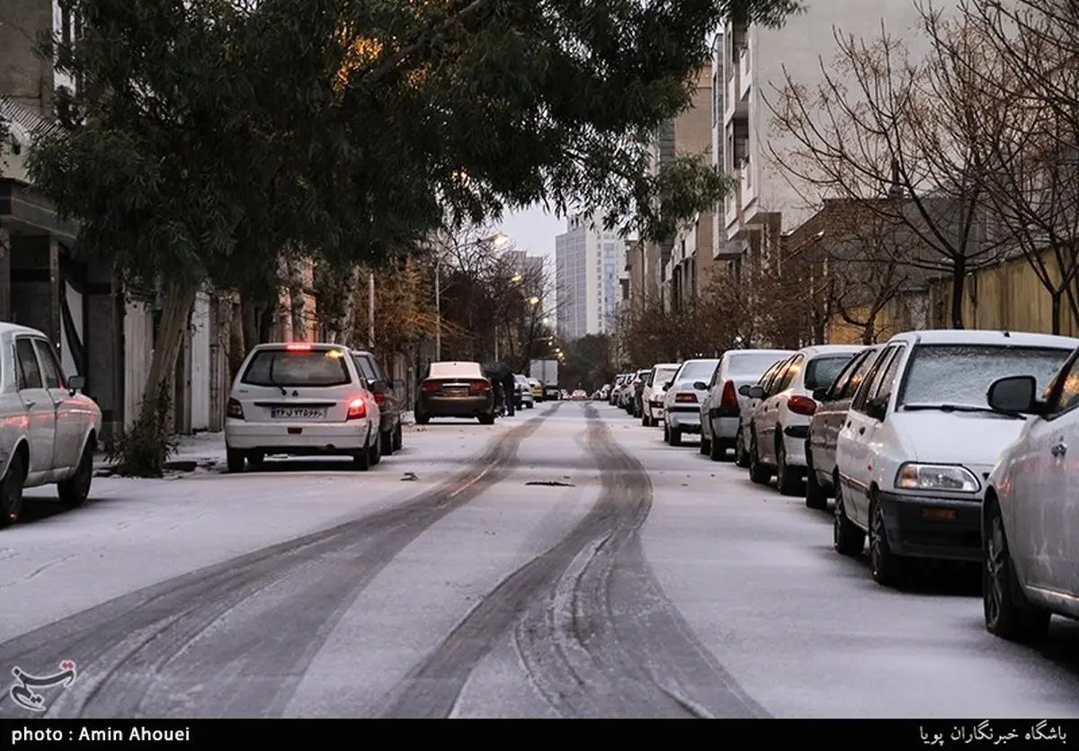 اصفهان سفیدپوش شد