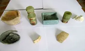 کشف اشیاء عتیقه ۵هزار ساله در جیرفت