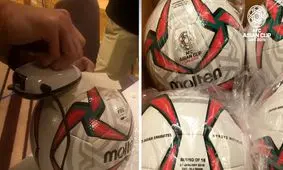 رونمایی AFC از توپ‌های مخصوص مرحله یک هشتم نهایی