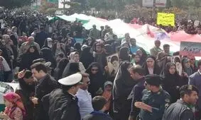 پاسخ مردم بوشهر به یاوه‌گویی‌های شیطان بزرگ قاطع و کوبنده بود