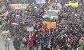 فریاد "مرگ بر آمریکا" در دیار غواصان دریادل طنین انداز شد