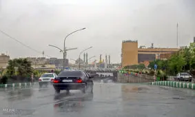 بارش بیش از ۱۲ میلی‌متر باران در قم