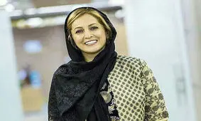 عکس زیرخاکی از شقایق دهقان پشت صحنه سریالی قدیمی