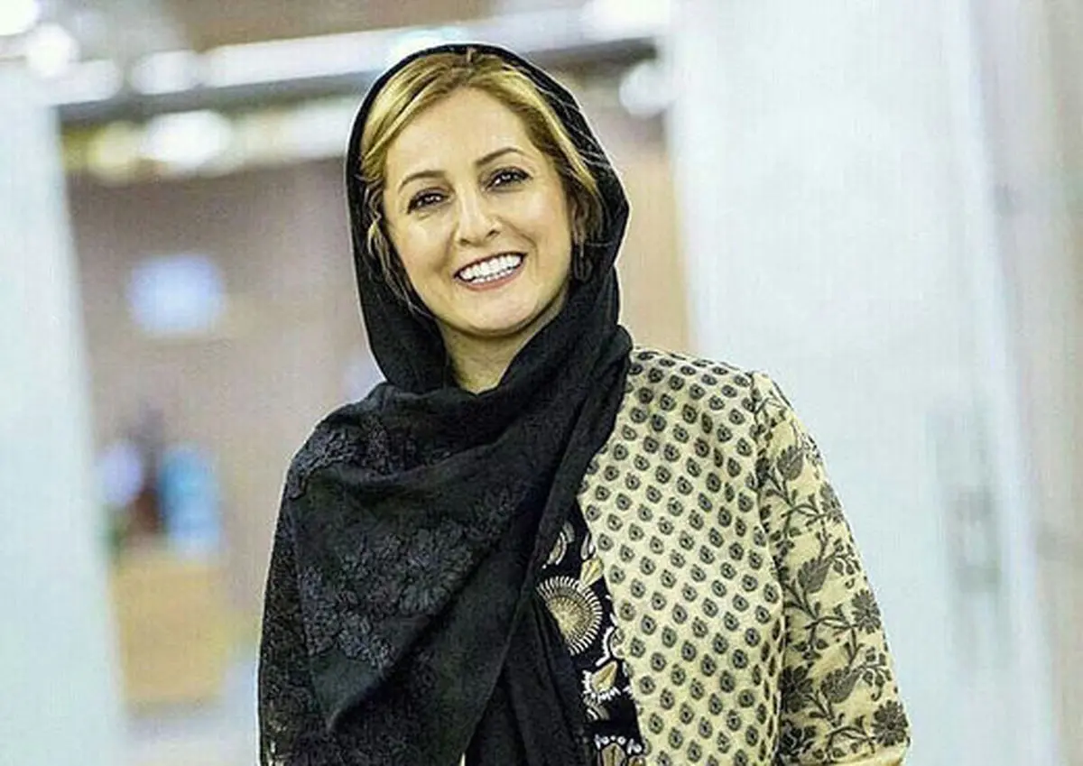 عکس زیرخاکی از شقایق دهقان پشت صحنه سریالی قدیمی