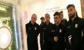 بازديد اعضاى تيم ملى اميد از موزه جام جهانى ٢٠٢٢
