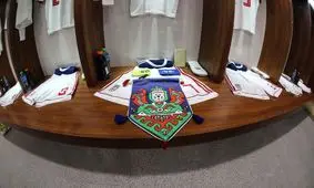 گزارش تصویری رختکن دو تیم ایران و عمان