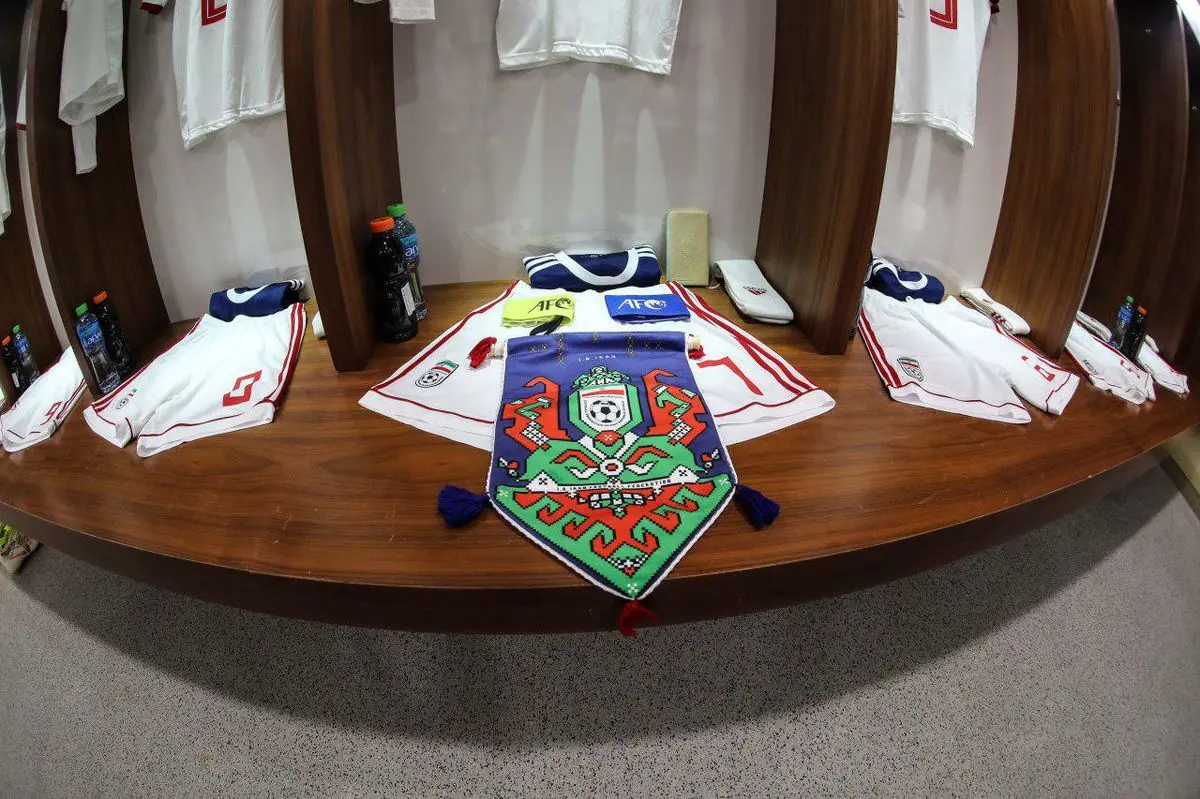 گزارش تصویری رختکن دو تیم ایران و عمان