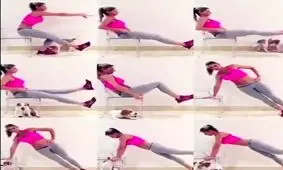 تمرین روزانه 9 حركت با صندلي برای