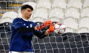 "حرکت قهرمانانه بیرانوند در بازی با عمان"