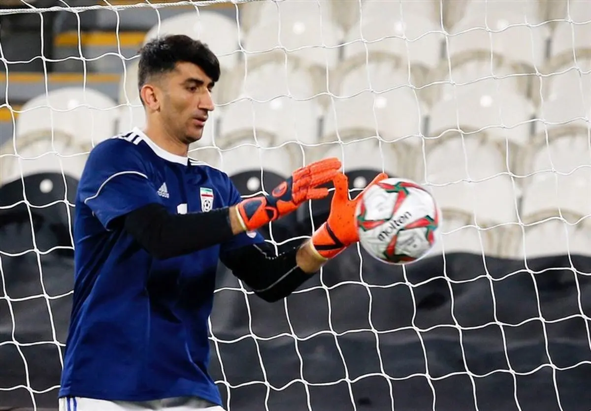 "حرکت قهرمانانه بیرانوند در بازی با عمان"