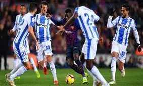 چهاردهمین برد بارسا با غلبه بر لگانس