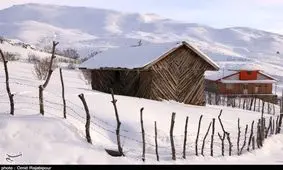 طبیعت زمستانی ییلاقات دیلمان گیلان به روایت تصویر