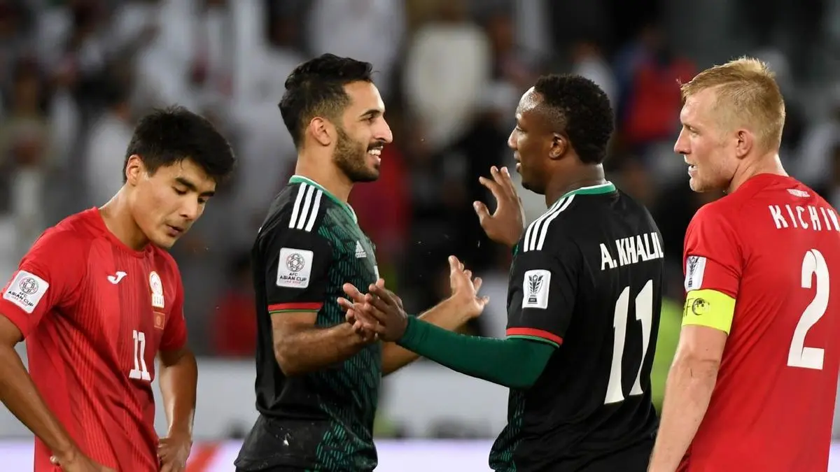 خلاصه دیدار تیم‌های امارات و قرقیزستان