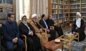 دیدار کمیسیون اقتصادی با آیات عظام در قم