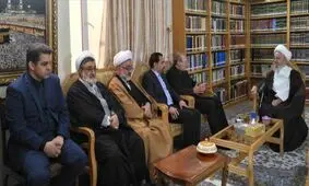 دیدار کمیسیون اقتصادی با آیات عظام در قم