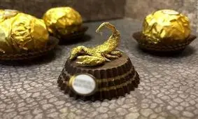 مجسمه‌سازی با پوست شکلات +تصاویر