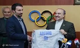 شوخی عجیب وزیر با قهرمان شمشیربازی ایران