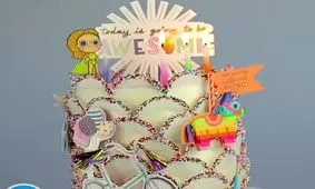 تزیین کیک با ویفر پیپر