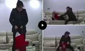 رفتار وحشتناک پرستار شیطان صفت با کودک ۱۰ ماهه! + ویدئو